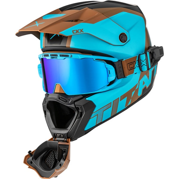 CKX Titan AMS Helmet Nunavut Double Titanium S - Driven Powersports