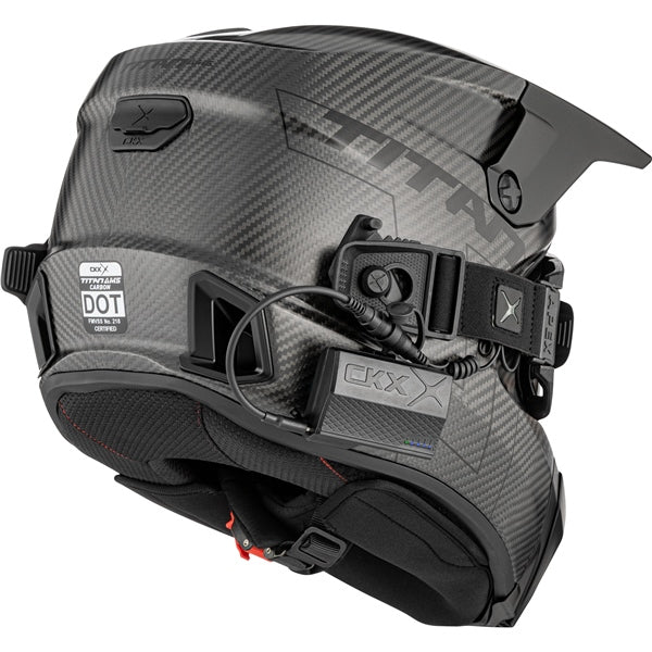 CKX Titan AMS Carbon Pro Helmet Solid Electric Titanium L - Driven Powersports