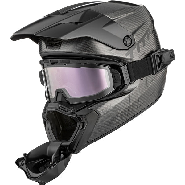 CKX Titan AMS Carbon Pro Helmet Solid Electric Titanium L - Driven Powersports