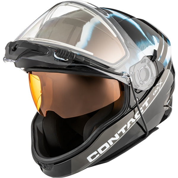 CKX Contact Free-Face Helmet Onyx Electric Black S - Driven Powersports