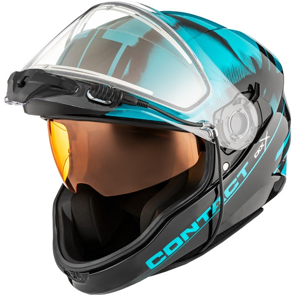 CKX Contact Free-Face Helmet Onyx Electric Blue M - Driven Powersports