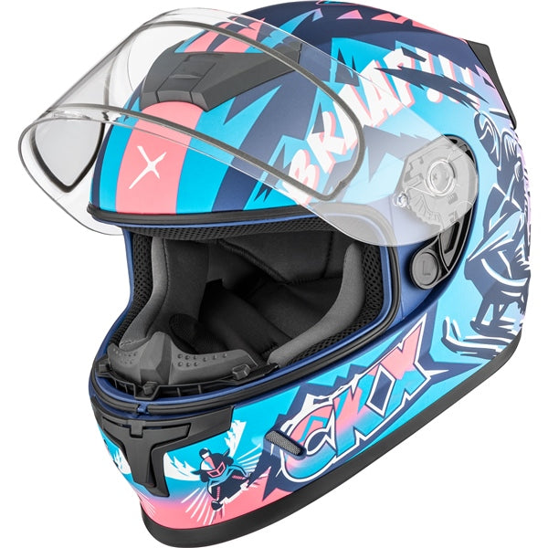 CKX RR24Y Helmet Sleeder Double Blue/Pink XL - Driven Powersports