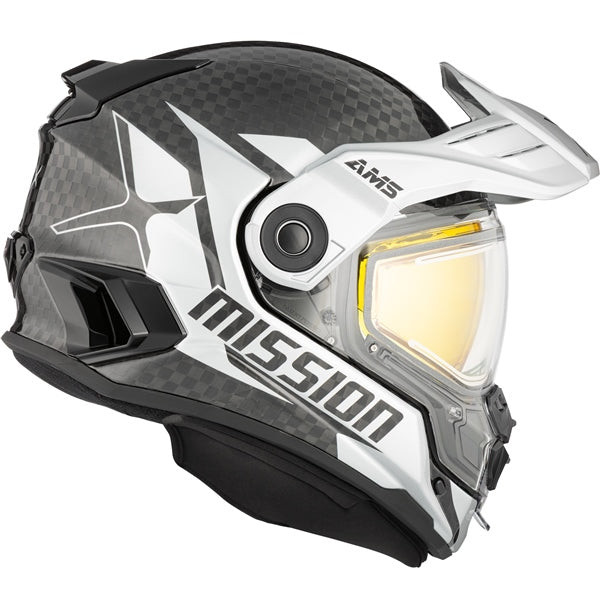CKX Mission Free-Face Helmet - Carbon Alaska Electric Silver XS - Driven Powersports