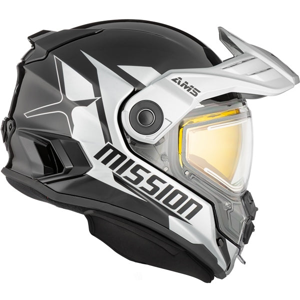 CKX Mission Free-Face Helmet Alaska Electric Silver S - Driven Powersports