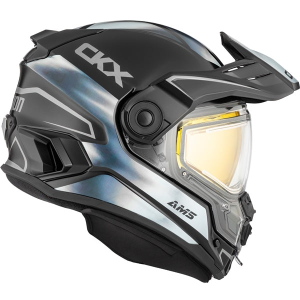 CKX Mission Free-Face Helmet Tanium Double Black/Gray S - Driven Powersports