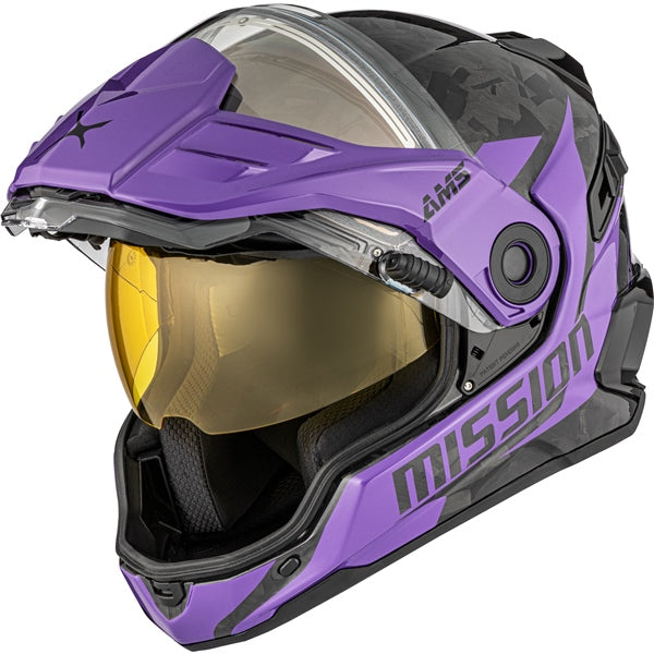 CKX Mission Free-Face Helmet - Carbon limited edition Alaska Electric XL - Driven Powersports