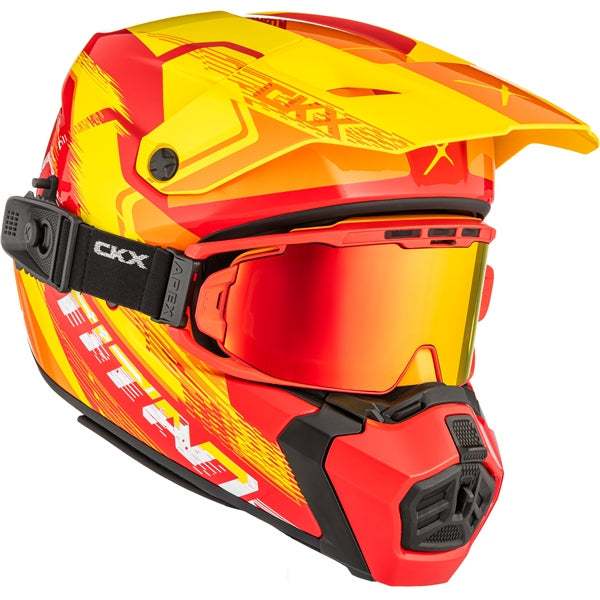 CKX Titan AMS Helmet Concordia Double Red/Orange/Yellow 3XL - Driven Powersports
