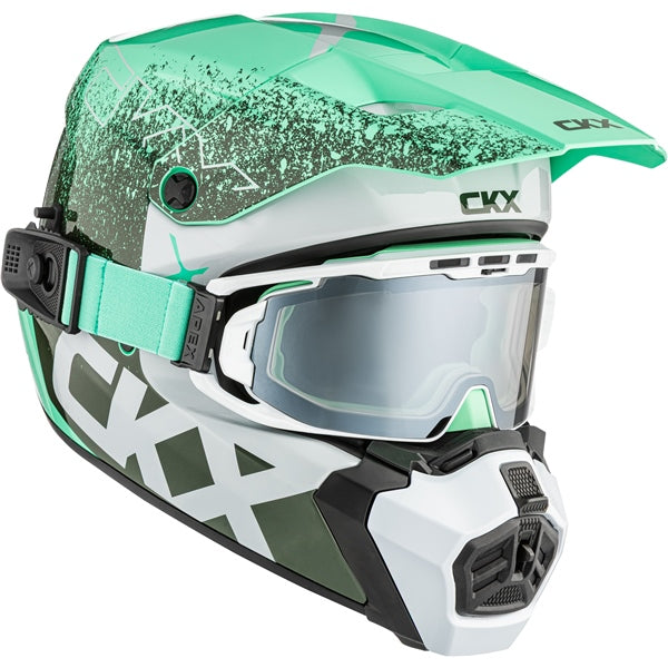 CKX Titan AMS Helmet Vaneer Double Green M - Driven Powersports