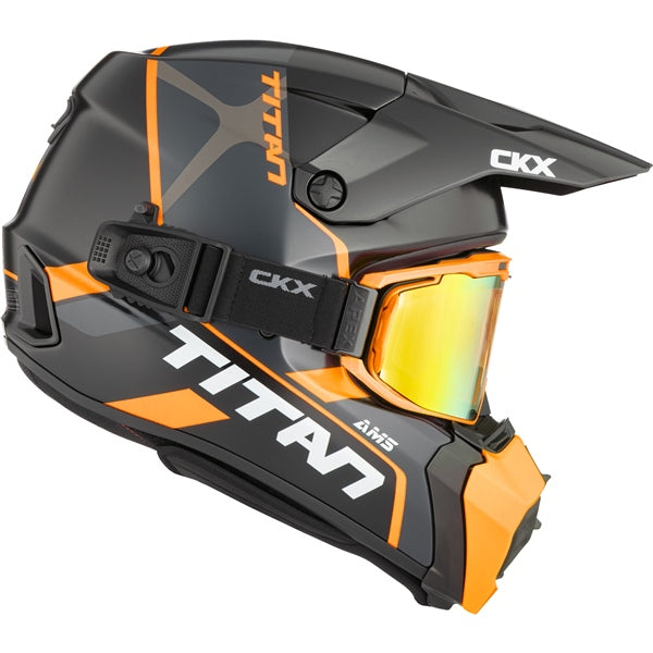 CKX Titan AMS Helmet Conrod Double Orange XS - Driven Powersports