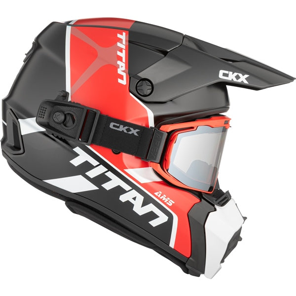 CKX Titan AMS Helmet Conrod Double Red 3XL - Driven Powersports