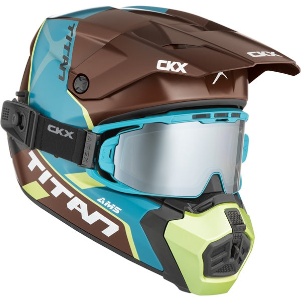 CKX Titan AMS Helmet Conrod Double Green 3XL - Driven Powersports