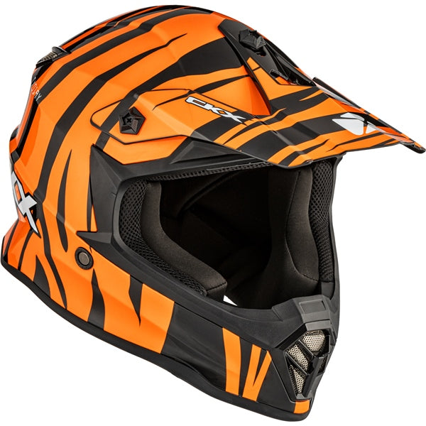 CKX TX019Y Off-Road Helmet Zoo Orange L - Driven Powersports