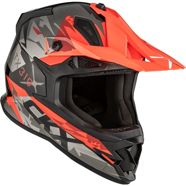 CKX TX319 Off-Road Helmet Jagged Red M - Driven Powersports