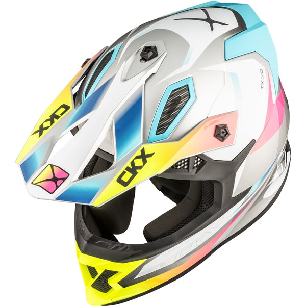 CKX TX319 Off-Road Helmet Skyway Rainbow XL - Driven Powersports