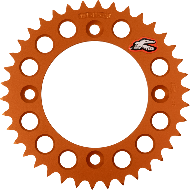 RENTHAL SPROCKET 491--415-38P Orange Front - Driven Powersports