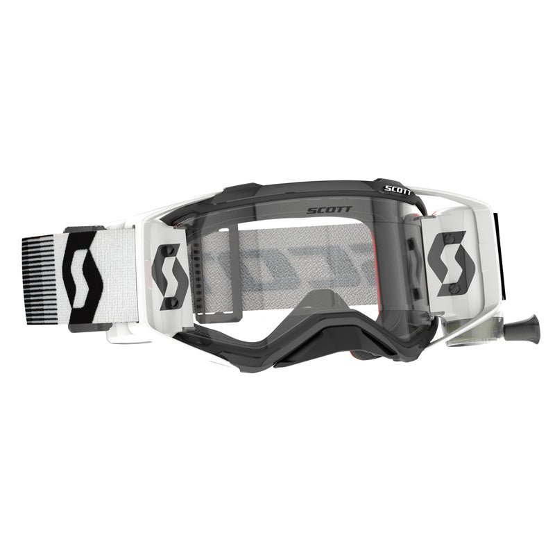 SCOTT USA PROSPECT WFS GOGGLES PREMIUM BLACK/WHITE - CLEAR WORKS Black/White Clear - Driven Powersports