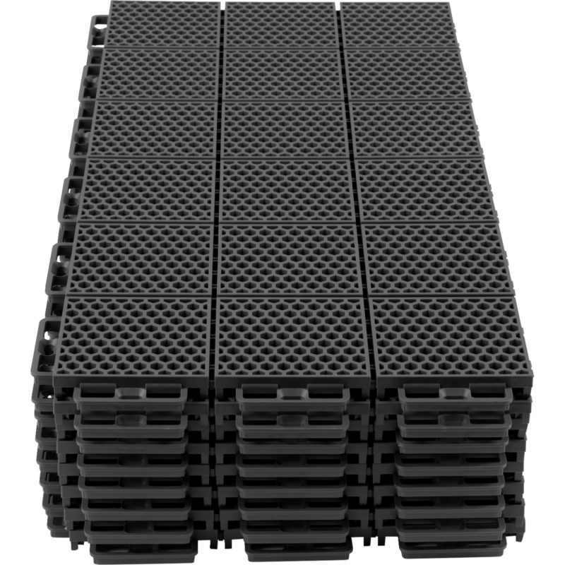 CALIBER FLOORING PROTECH QTY8 Gray Front - Driven Powersports