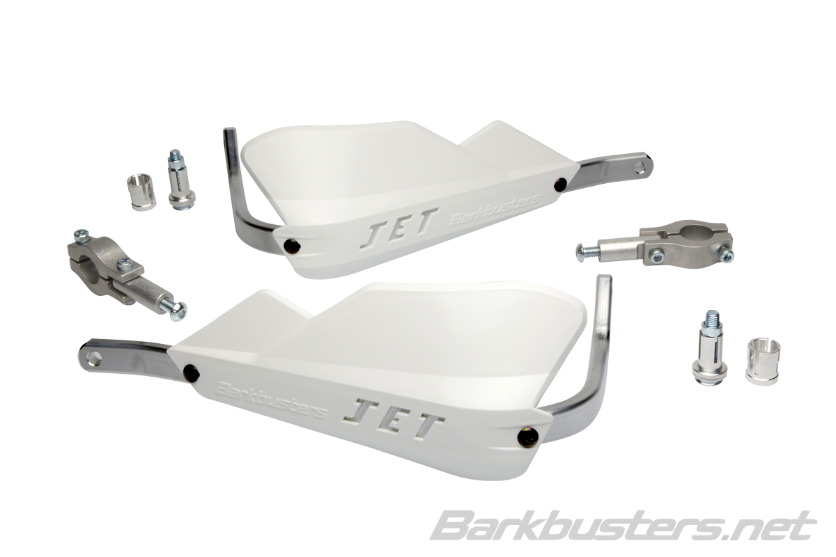 BARKBUSTERS "JET HANDGUARD J1 STRAIGHT 7/8"" (22MM)" - DRIVEN Canada's Powersports JET - 001 - 00 - WH