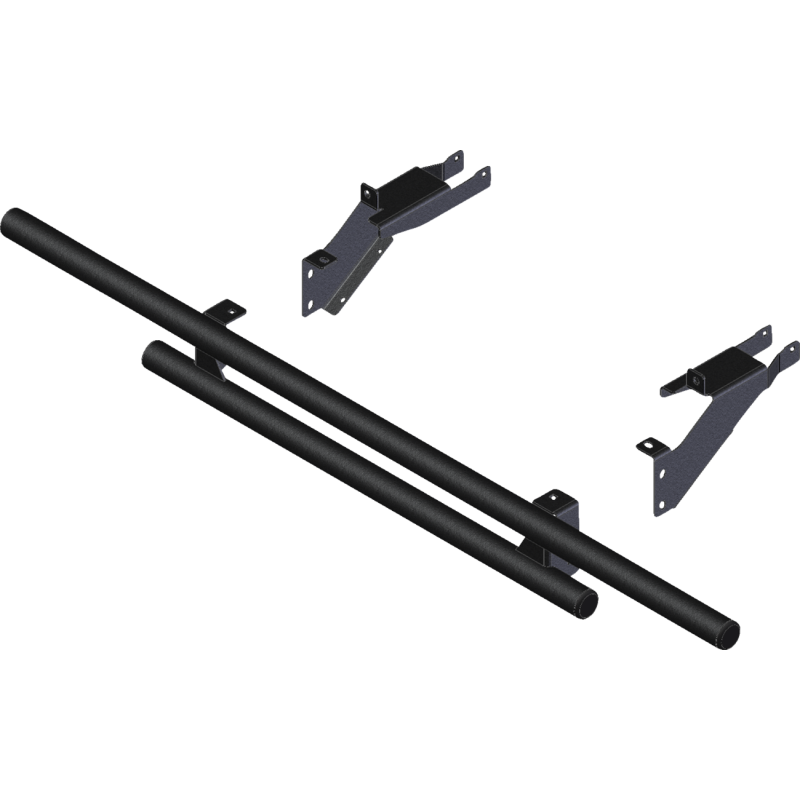 KFI PRODUCTS REAR BUMPER - - POLARIS (102000) Black Front - Driven Powersports