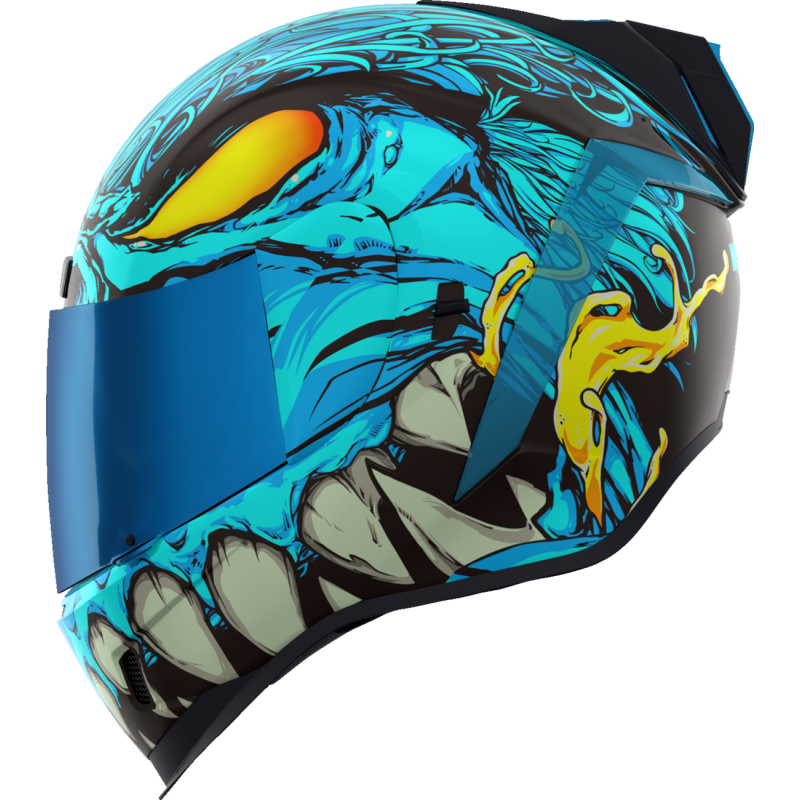 ICON HELMET AIRFORM MIPS MANIK'RR Light Blue Front - Driven Powersports