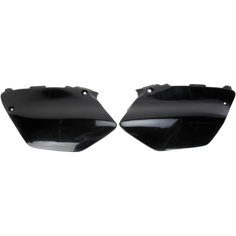UFO YZ125/250 06-08 SIDE PANELS Black 3/4 Front - Driven Powersports