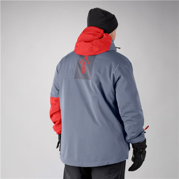 CKX Alaska Men Jacket MY23 - Gray/Red L Gray, Red L - Driven Powersports