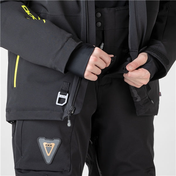 CKX Alaska Men Jacket Black/Yellow L - Driven Powersports