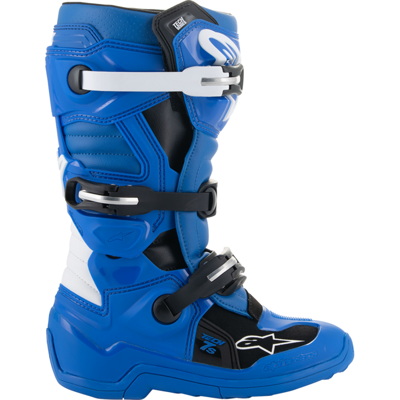 ALPINESTARS BOOT TECH 7S Blue/Black/White Right Side - Driven Powersports