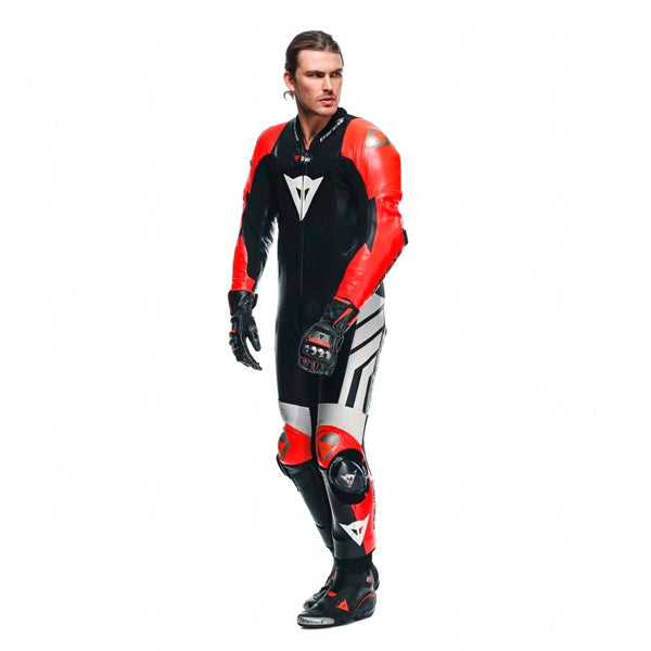 Dainese Mugello 3 Perf. D-Air Suit - Men Red/White 44 - Driven Powersports