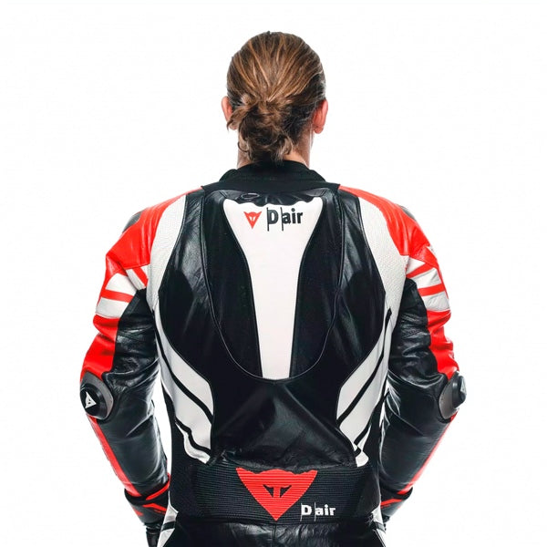 Dainese Mugello 3 Perf. D-Air Suit - Men Red/White 44 - Driven Powersports