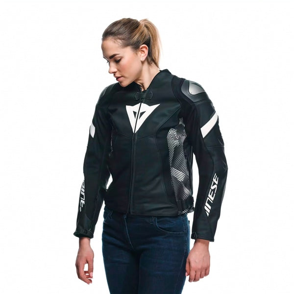 Dainese Avro 5 Jacket - Women Black/White 52 - Driven Powersports