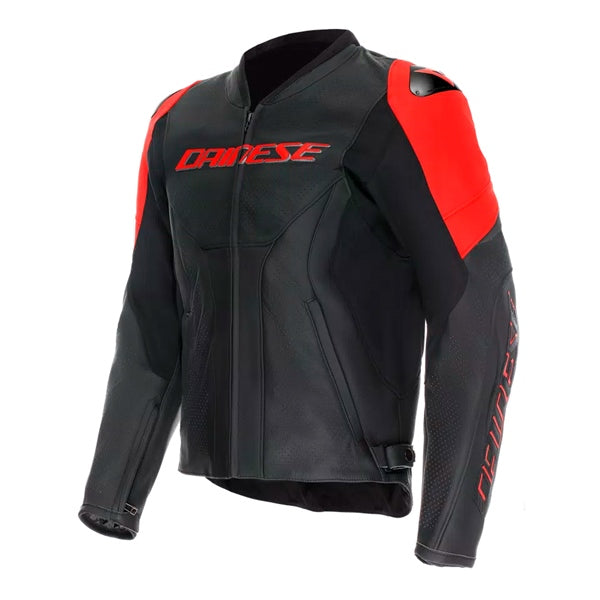 Dainese Perforated Leather Racing 5 Jacket - Men Red 44 - Driven Powersports