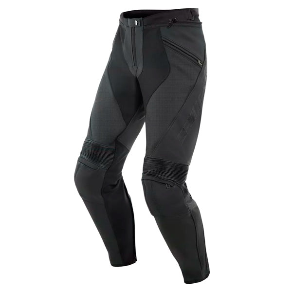 Dainese Pony 3 Perforated Leather Pants - Men Matte Black 44 - Driven Powersports