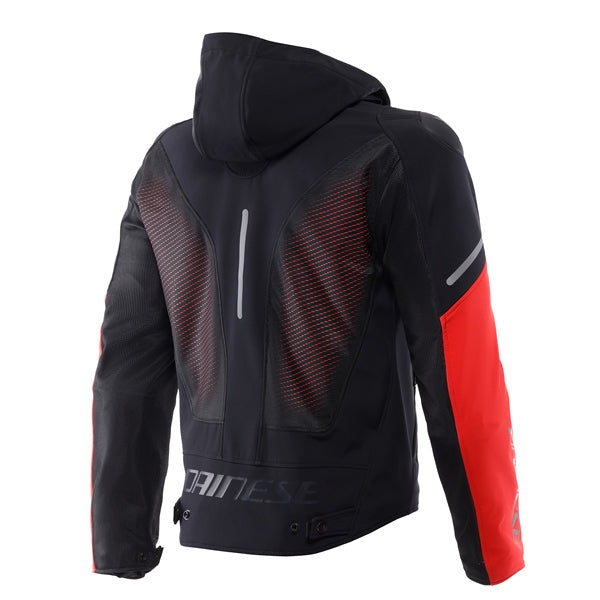 Dainese Super Spring Air Tex Jacket - Men Black/White/Red 44 - Driven Powersports