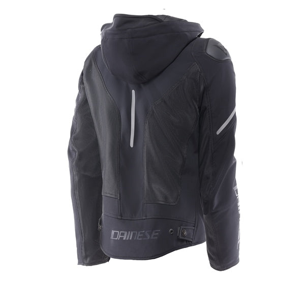 Dainese Super Sprint Air Text Jacket - Women Black/White 38 - Driven Powersports