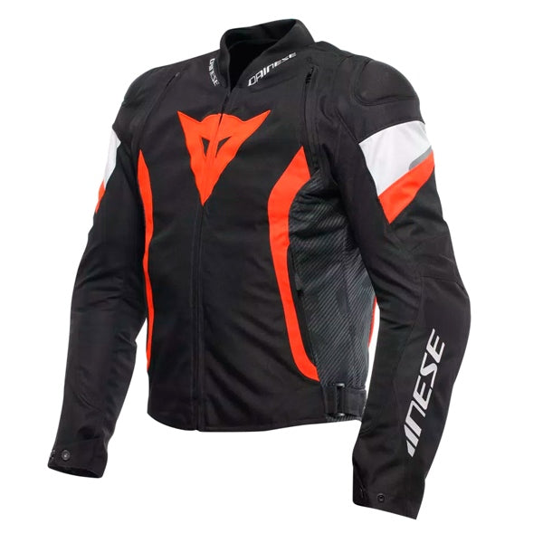 Dainese Avro 5 Tex Jacket - Men Red/White 44 - Driven Powersports