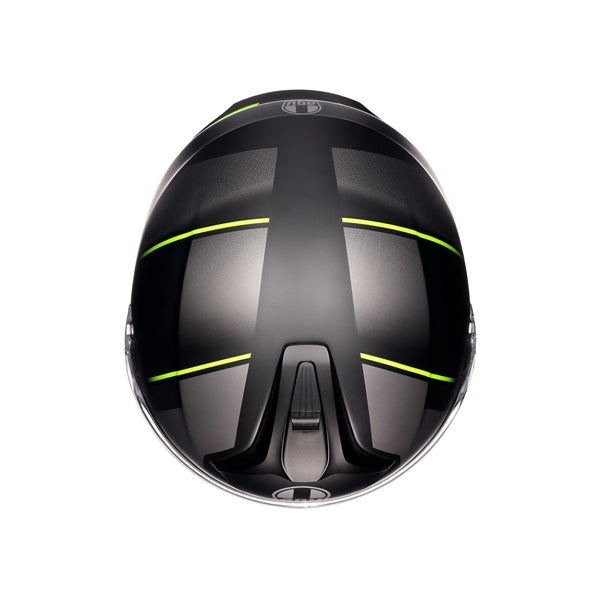 AGV HELM T-MODULAR PERCEP MAT BK/FLUO Yellow 2XL - Driven Powersports