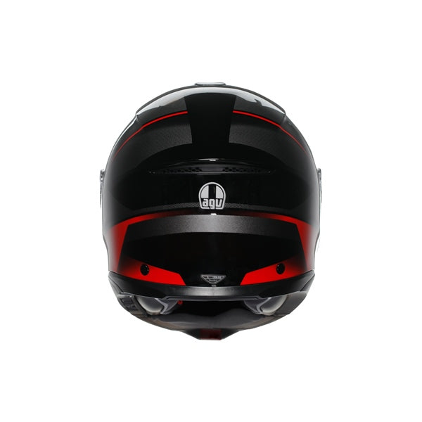 AGV HELM T-MODULAR PERCEP Black/Red 2XL - Driven Powersports