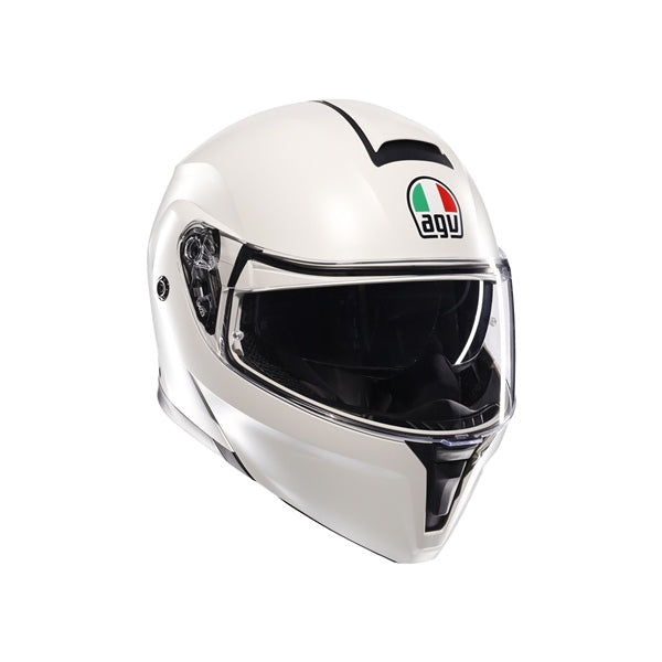 AGV HELM S-MODULAR MONO MAT MATERIA White 2XL - Driven Powersports