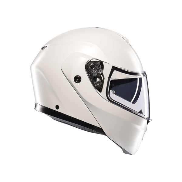 AGV HELM S-MODULAR MONO MAT MATERIA White 2XL - Driven Powersports