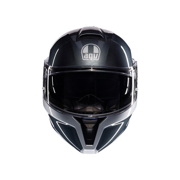 AGV HELM S-MODULAR LEVICO Gray/Silver 2XL - Driven Powersports