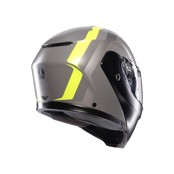 AGV HELM S-MODULAR RESIA MAT GY/BK/FL Yellow 2XL - Driven Powersports