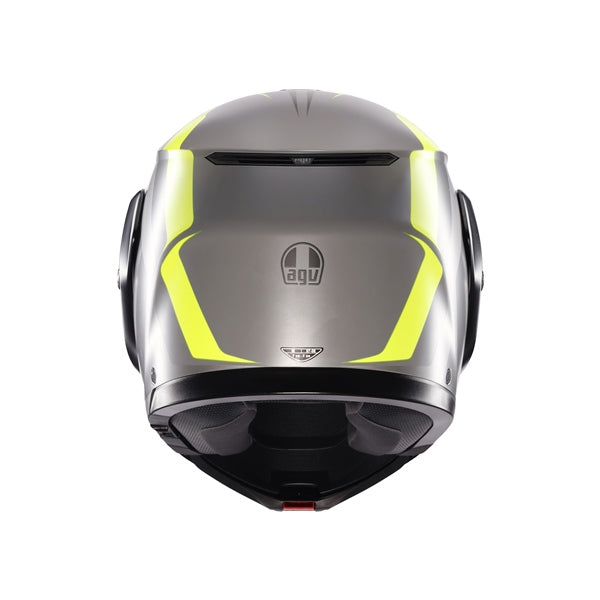 AGV HELM S-MODULAR RESIA MAT GY/BK/FL Yellow 2XL - Driven Powersports