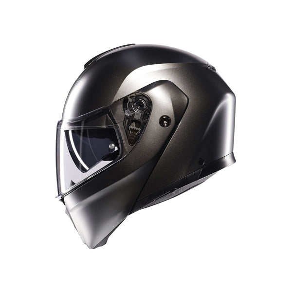 AGV HELM S-MODULAR MONO MAT ASFALTO Gray 2XL - Driven Powersports