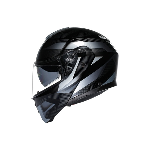 AGV HELM S-MODULAR LEDRO Matte Black/Gray 2XL - Driven Powersports