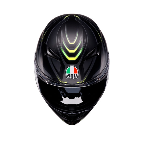 AGV HELM K3 SYTH MAT BK/FLUO Yellow 2XL - Driven Powersports
