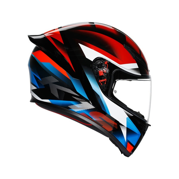 AGV HELM K1 S FASTLAP Black/Red/Blue 2XL - Driven Powersports