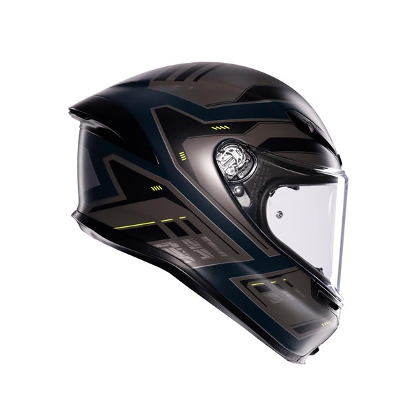 AGV HELM K6 S ENHANCE MAT GY/FLUO Yellow 2XL - Driven Powersports
