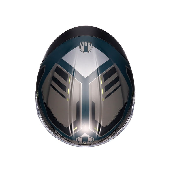 AGV HELM K6 S ENHANCE MAT GY/FLUO Yellow 2XL - Driven Powersports