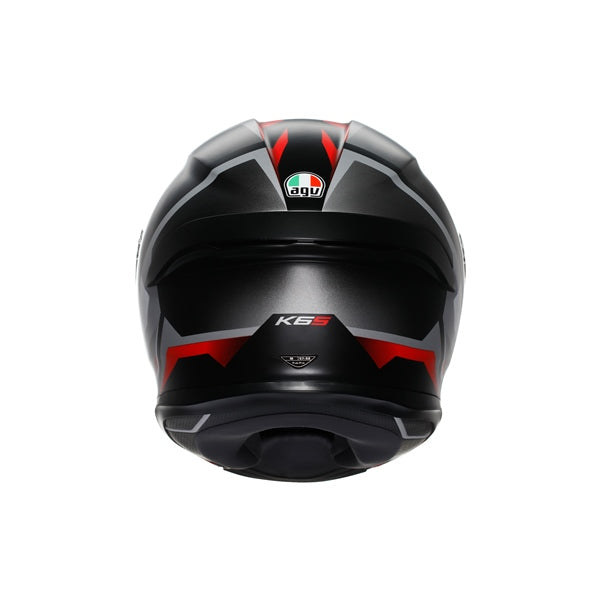 AGV HELM K6 S KARVE Matte Black/White/Red 2XL - Driven Powersports